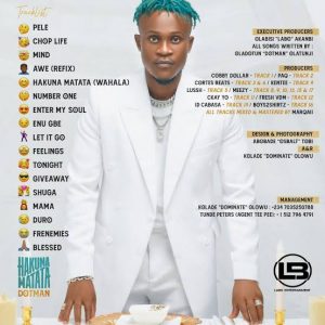 Dotman – Hakuna Matata (Wahala)