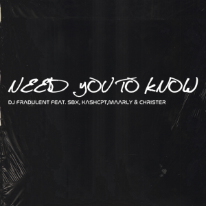 DJ Fradulent – Need you to know ft. SBX, KashCPT, Maarly & Christer Mp3 Download