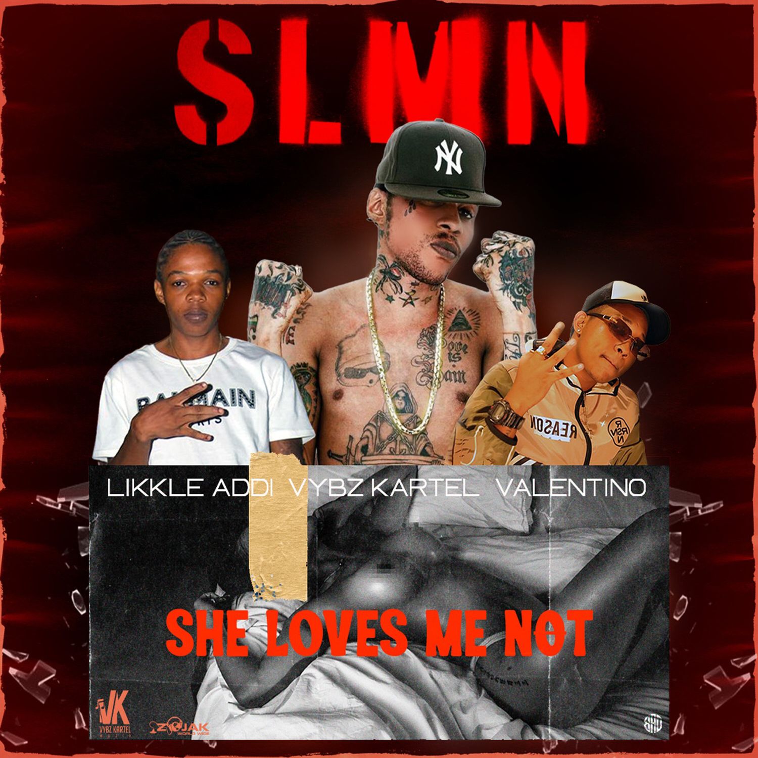 Vybz Kartel Ft. Likkle Addi & Valentino – She Loves Me Not (SLMN) Mp3 Download
